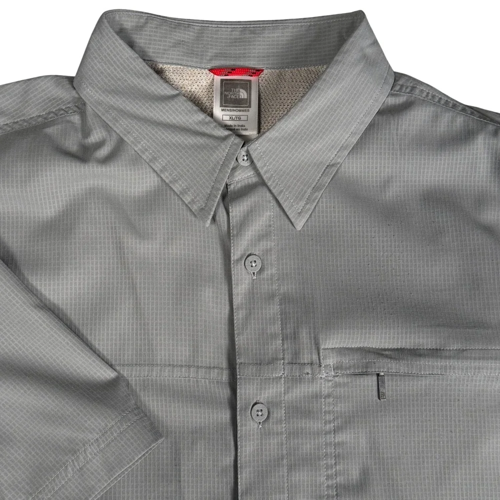 The North Face Ripstop Short Sleeve Button Down Hiking Shirt‎ Outdoor Mens XL